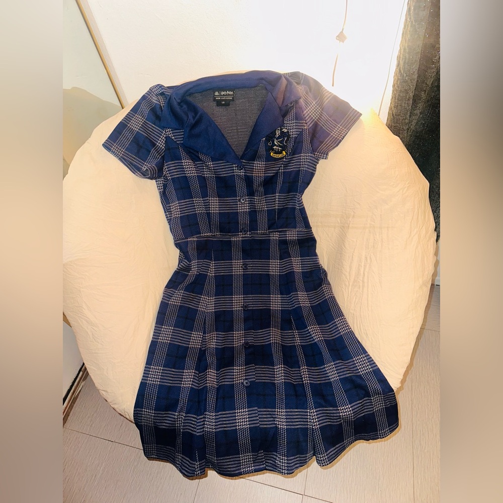 Her Universe Blue Plaid Dress